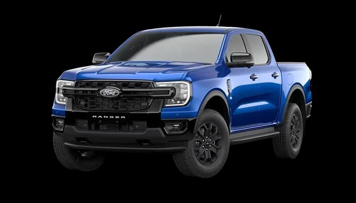 Ranger Sport exterior in Blue Lightning paint colour option